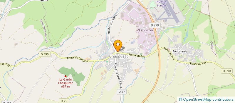 localisation de l'entreprise MADAME ARLENA BELL  CHASPUZAC