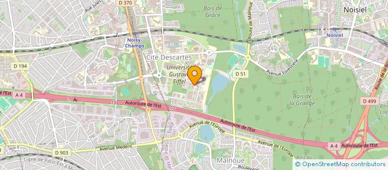 localisation de l'entreprise MADAME ARLENE CHARLES-ANGELE  CHAMPS-SUR-MARNE