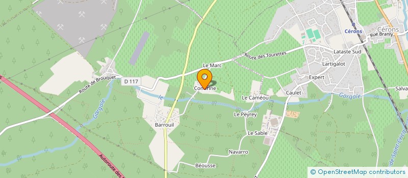 localisation de l'entreprise MADAME ARLENE DORIANT  ILLATS