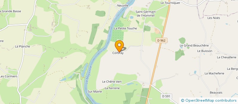 localisation de l'entreprise MADAME ARLENE GAUTRE  FROMENTIERES