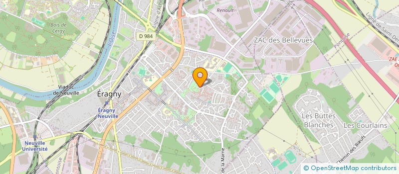 localisation de l'entreprise MADAME ARLENE MULOWAY KASSONGO  ERAGNY