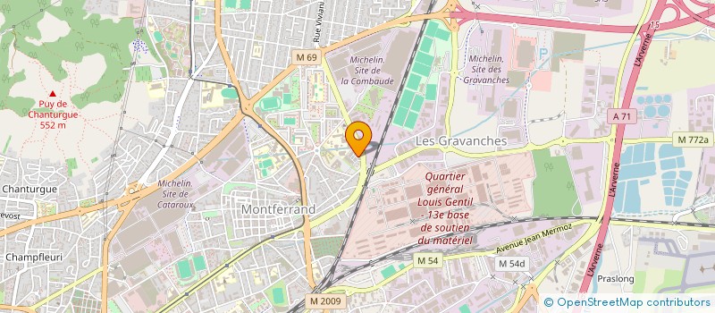 localisation de l'entreprise MADAME ARLENE SULANGI  CLERMONT-FERRAND