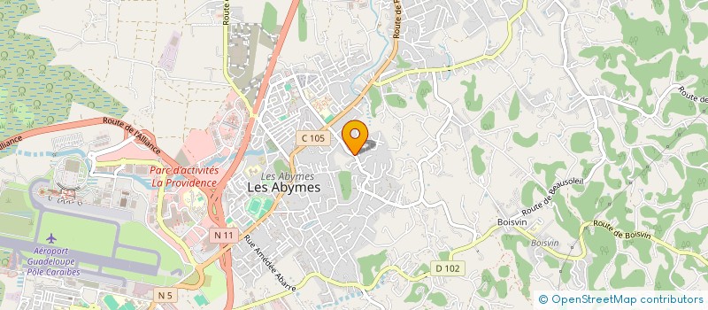 localisation de l'entreprise MADAME ARLENE TACITE à LES ABYMES