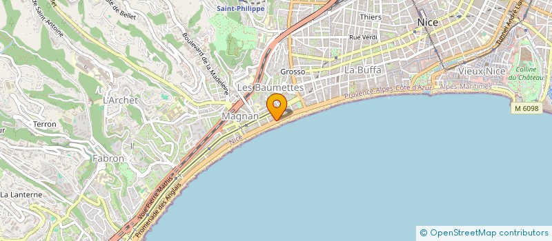 localisation de l'entreprise MADAME ARLETE MARISA RIBEIRO MACEDO à NICE