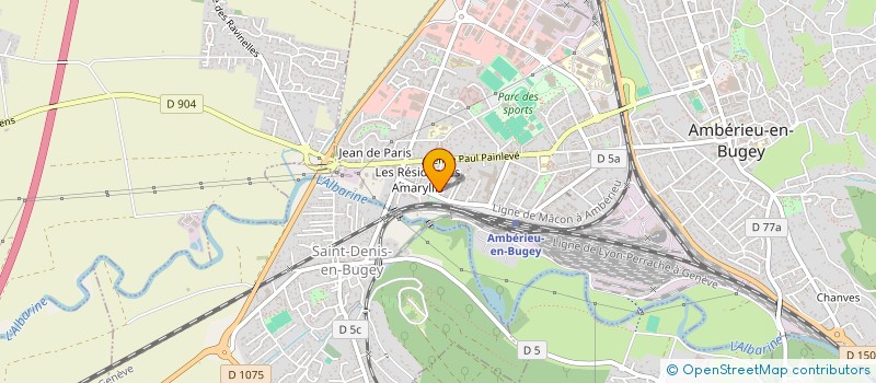localisation de l'entreprise MADAME ARLETTE AHAMADI à AMBERIEU-EN-BUGEY
