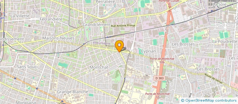 localisation de l'entreprise MADAME ARLETTE ANDRE  LYON