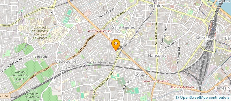 localisation de l'entreprise MADAME ARLETTE ATTANE  TALENCE