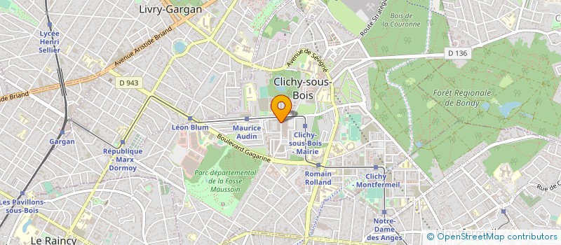 localisation de l'entreprise MADAME ARLETTE BAKABANA à CLICHY-SOUS-BOIS