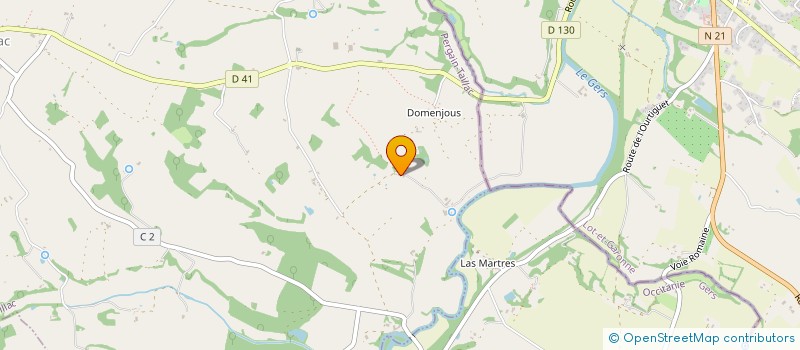 localisation de l'entreprise MADAME ARLETTE BAL  PERGAIN-TAILLAC