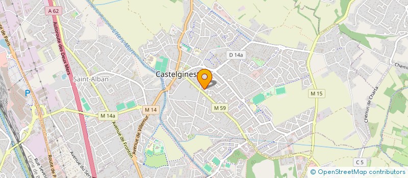 localisation de l'entreprise MADAME ARLETTE BALLONI  CASTELGINEST