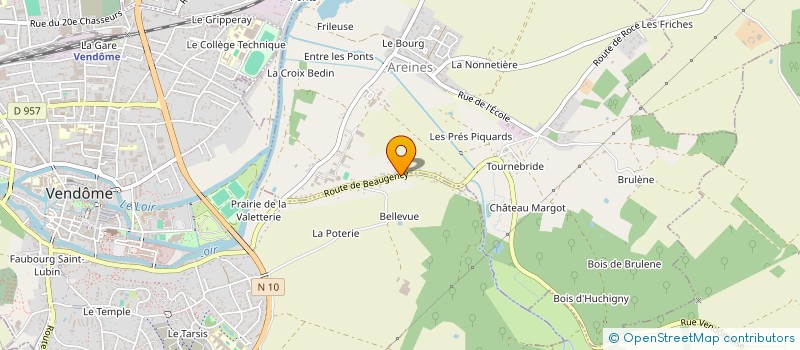 localisation de l'entreprise MADAME ARLETTE BARILLEAU  AREINES