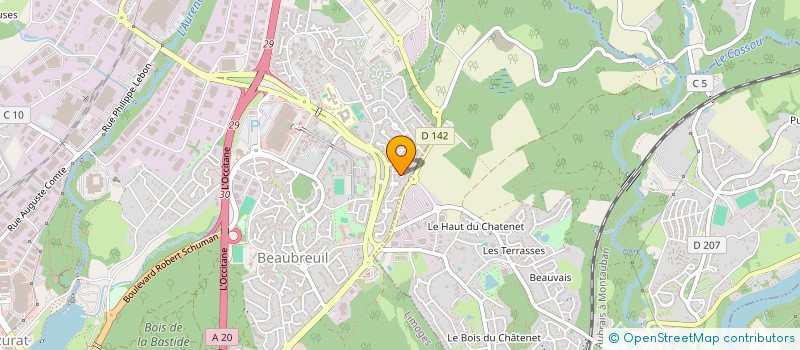 localisation de l'entreprise MADAME ARLETTE BARRIERE à LIMOGES