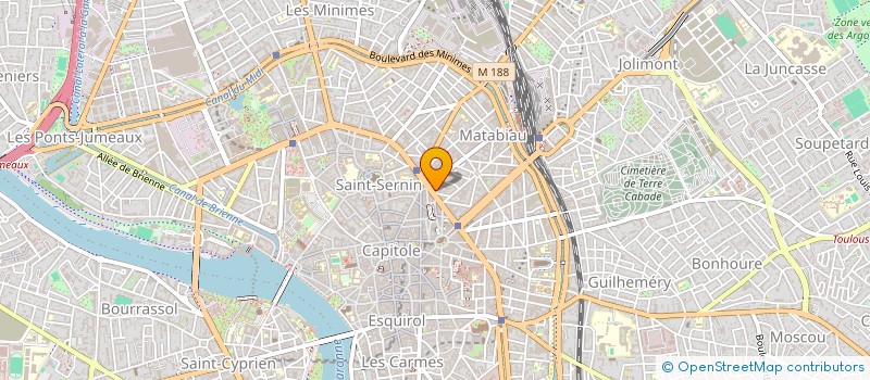 localisation de l'entreprise MADAME ARLETTE BERGER à TOULOUSE