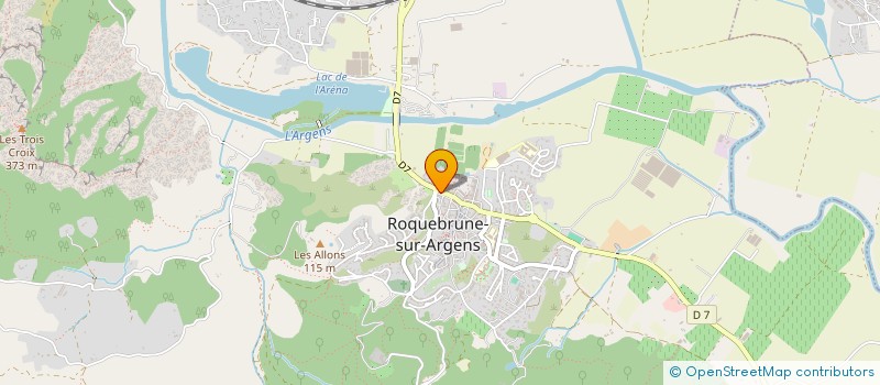 localisation de l'entreprise MADAME ARLETTE BERNEZ à ROQUEBRUNE-SUR-ARGENS
