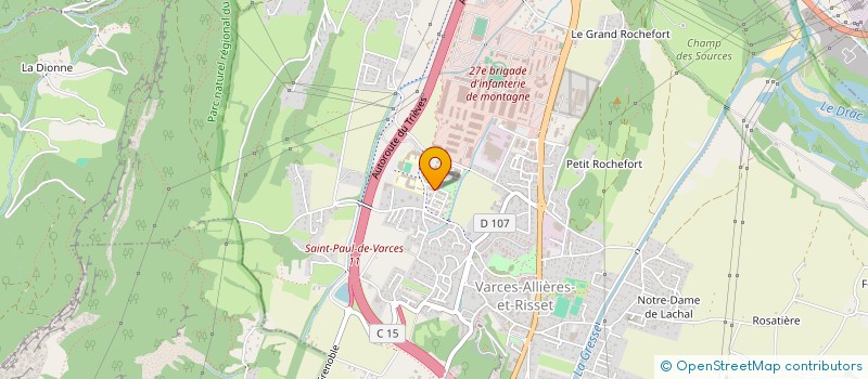 localisation de l'entreprise MADAME ARLETTE BLACHON  VARCES-ALLIERES-ET-RISSET