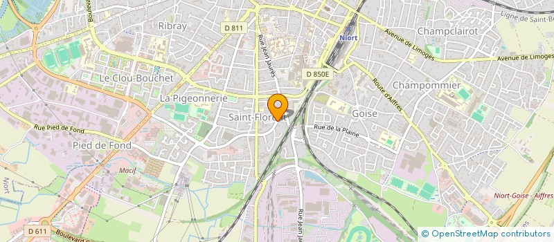 localisation de l'entreprise MADAME ARLETTE BONNEAU à NIORT