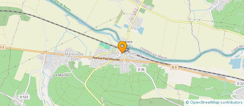 localisation de l'entreprise MADAME ARLETTE BONNENFANT  MAREUIL-LE-PORT