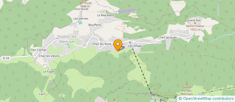 localisation de l'entreprise MADAME ARLETTE BOURNOT  SAINT-PAUL-EN-CHABLAIS