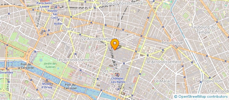 localisation de l'entreprise MADAME ARLETTE BOUVIER  PARIS