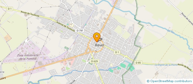 localisation de l'entreprise MADAME ARLETTE BRUNEL  REVEL