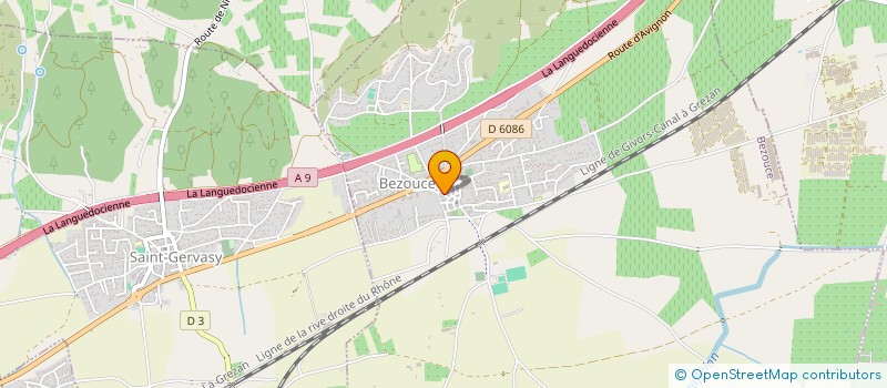 localisation de l'entreprise MADAME ARLETTE CARRERES à BEZOUCE