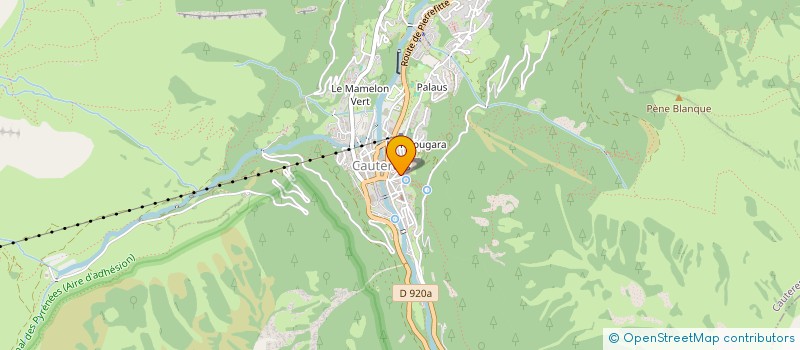 localisation de l'entreprise MADAME ARLETTE CASSARROUME  CAUTERETS