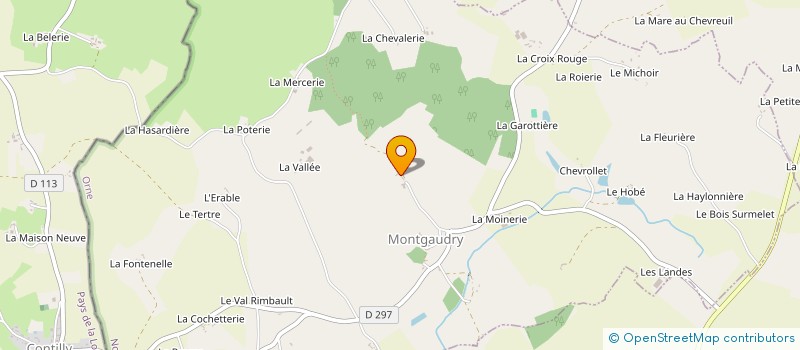 localisation de l'entreprise MADAME ARLETTE CHARDON à MONTGAUDRY