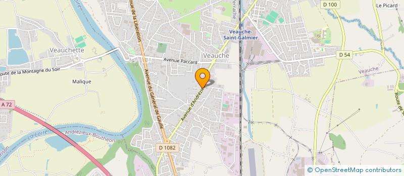 localisation de l'entreprise MADAME ARLETTE CHEVALIER  VEAUCHE