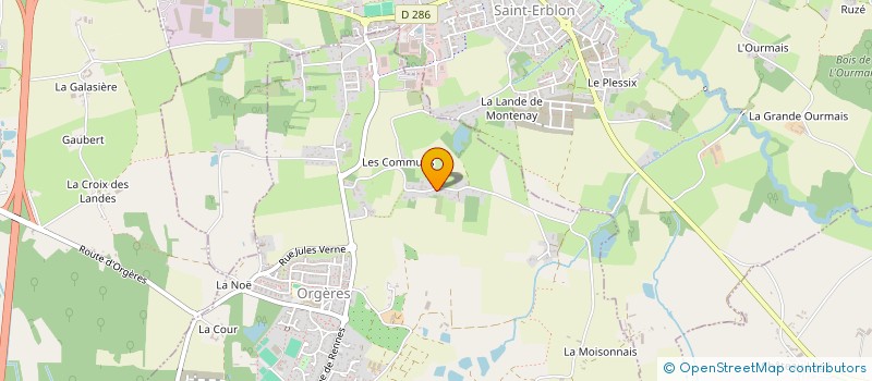 localisation de l'entreprise MADAME ARLETTE COLLIOT à ORGERES