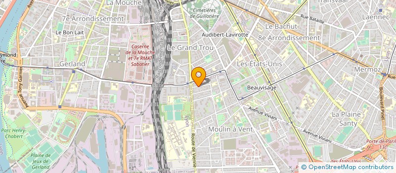 localisation de l'entreprise MADAME ARLETTE COMBET  VENISSIEUX