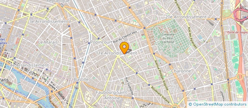 localisation de l'entreprise MADAME ARLETTE COUAS à PARIS