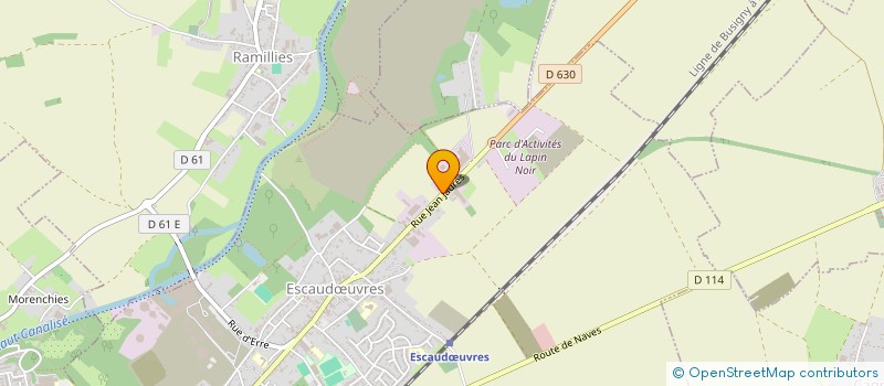 localisation de l'entreprise MADAME ARLETTE COUPEZ à ESCAUDUVRES