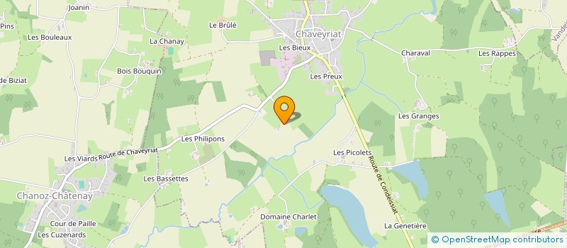 localisation de l'entreprise MADAME ARLETTE CURNILLON  VANDEINS