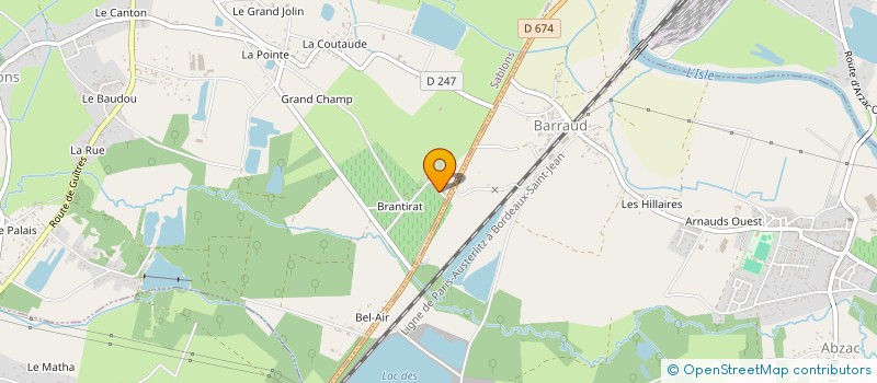 localisation de l'entreprise MADAME ARLETTE DAYRES  SABLONS