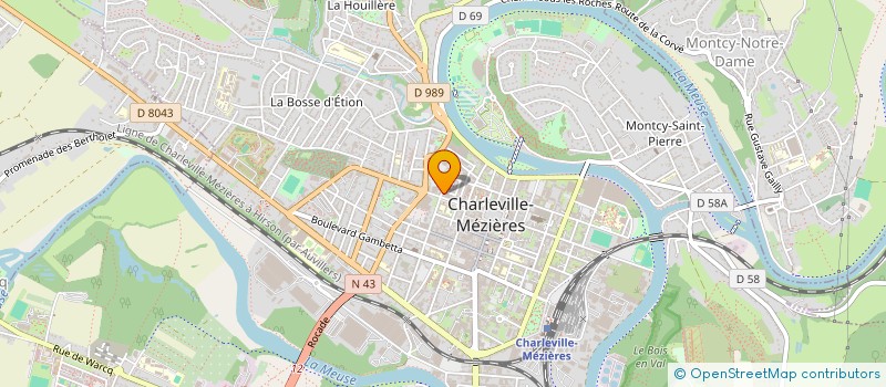 localisation de l'entreprise MADAME ARLETTE DECHAMBRE à CHARLEVILLE-MEZIERES