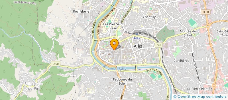 localisation de l'entreprise MADAME ARLETTE DELANSAY  ALES