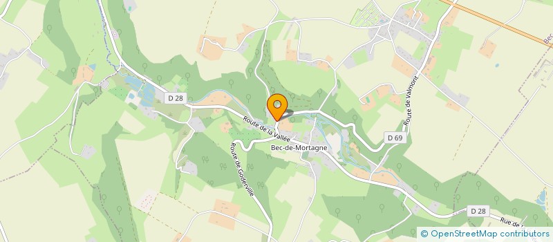 localisation de l'entreprise MADAME ARLETTE DELAUNAY  BEC-DE-MORTAGNE