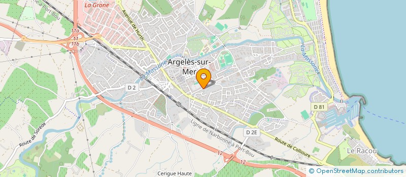 localisation de l'entreprise MADAME ARLETTE DERWEY à ARGELES-SUR-MER