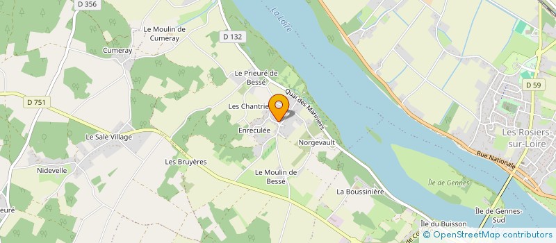 localisation de l'entreprise MADAME ARLETTE DESILLES  GENNES-VAL-DE-LOIRE