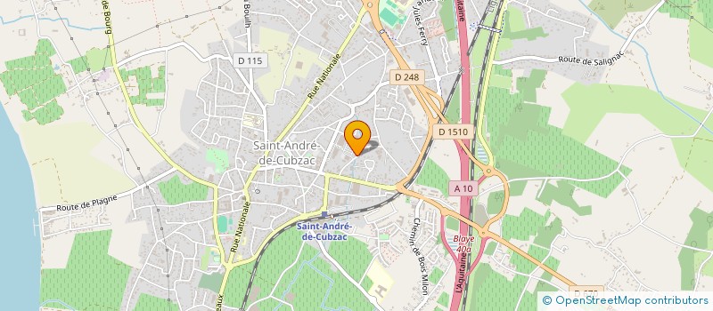 localisation de l'entreprise MADAME ARLETTE DUBAU  SAINT-GERVAIS
