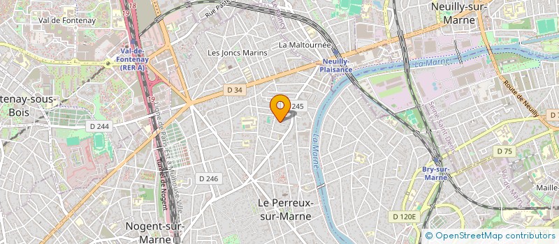 localisation de l'entreprise MADAME ARLETTE DUPIN à LE PERREUX-SUR-MARNE
