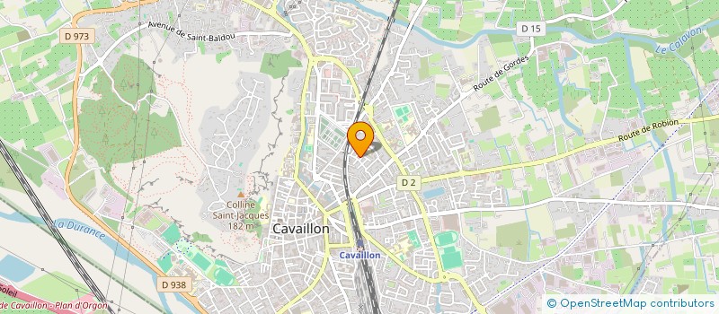 localisation de l'entreprise MADAME ARLETTE EGLI  CAVAILLON