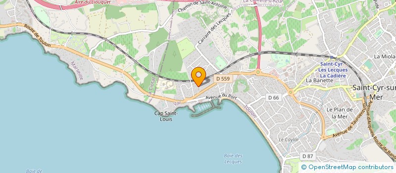 localisation de l'entreprise MADAME ARLETTE ETAIT à SAINT-CYR-SUR-MER