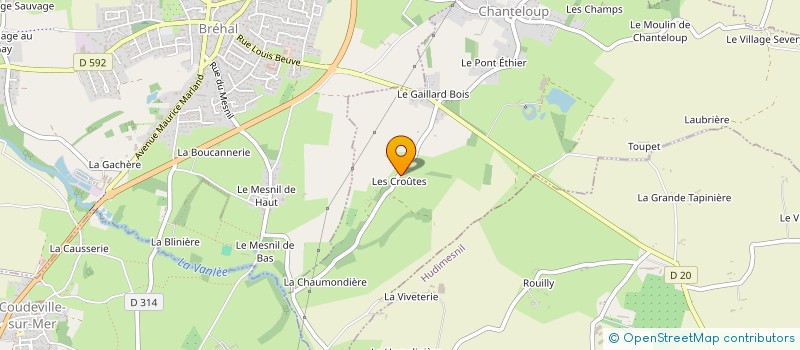 localisation de l'entreprise MADAME ARLETTE EVAIN  CHANTELOUP