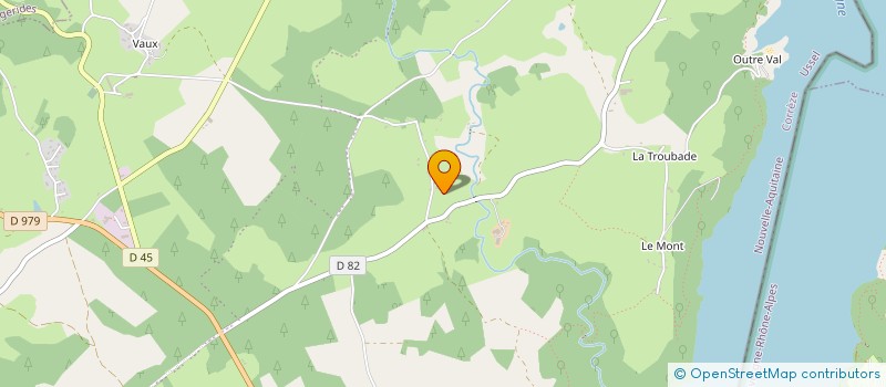 localisation de l'entreprise MADAME ARLETTE GAILLARD  SARROUX - SAINT JULIEN