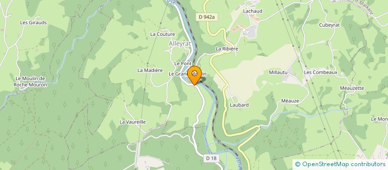 localisation de l'entreprise MADAME ARLETTE GAURAND à ALLEYRAT