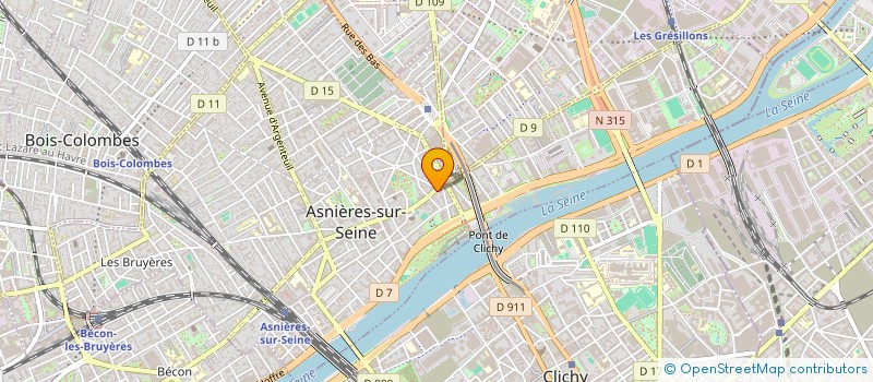 localisation de l'entreprise MADAME ARLETTE GERVAIS à ASNIERES-SUR-SEINE