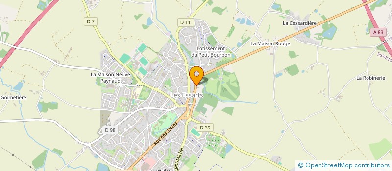 localisation de l'entreprise MADAME ARLETTE GIRAULT  MERLATIERE (LA)