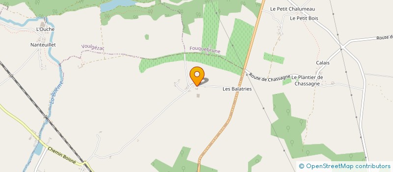 localisation de l'entreprise MADAME ARLETTE GOUMARD à CHADURIE