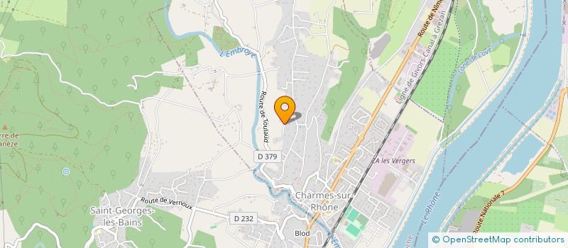 localisation de l'entreprise MADAME ARLETTE GOUNON  GILHAC-ET-BRUZAC